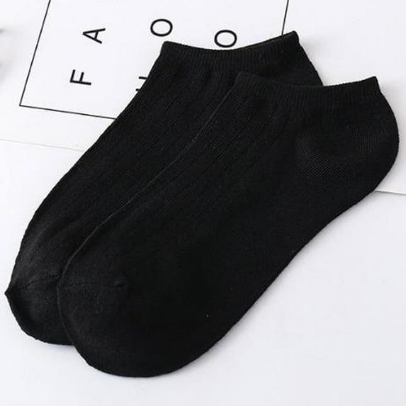 Tittly Cotton Socks Socks for Women Unisex Solid Color Fashion Skateboard Sock Comfortable Socks Slouch Socks Cute Socks Black One Size
