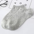 thumbnail image 1 of Tittly Cotton Socks Socks for Women Unisex Solid Color Fashion Skateboard Sock Comfortable Socks Slouch Socks Cute Socks Grey One Size, 1 of 3