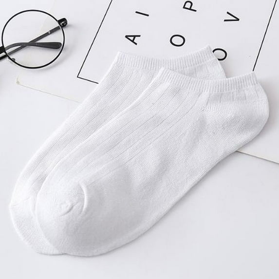 Tittly Cotton Socks Socks for Women Unisex Solid Color Fashion Skateboard Sock Comfortable Socks Slouch Socks Cute Socks White One Size