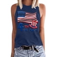 thumbnail image 1 of Tittly Cute Tank Tops for Women Patriotic Shirts for Women Patriotic Shirts Womens Tank Tops Usa Tank Top Blue 2XL, 1 of 4