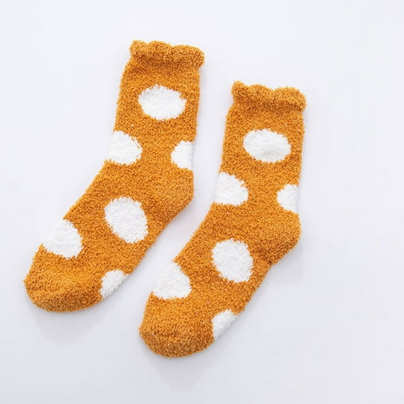 Tittly Fuzzy Socks Fluffy Socks Womens Winter Socks Print Socks For Women Novelty Cute Sock Thermal Socks Socks for Women Slouch Socks A One Size