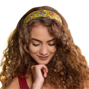 Tittly Head Scarf Fascinators Hats Knot Glitter Headband Soft Headband Bar Stage Singing Dance Headband Glitter Hair Accessories For Women And Girls Head Scarf Hair Accessories Yellow One Size