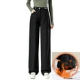 thumbnail image 1 of Tittly Jeans for Women High Waisted Jeans Women's Fall/winter Fleece And Thick Jeans Baggy Jeans High Waisted Jeans for Women Pantalones Para Mujer Black L, 1 of 7