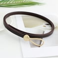 thumbnail image 1 of Tittly Leather Belt Belts for Women Women Fashion Versatile Knotted Buckle Solid Color Thin Belt Running Belt Western Belts C One Size, 1 of 3