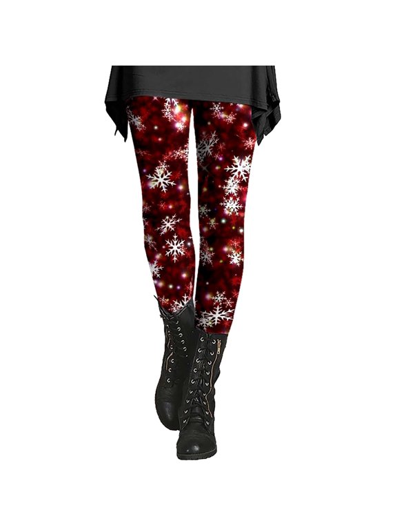 Leggings for Women Tights for Women Women's Printed Sequin Sport Leggings With Soft And Slim Butt Pants for Women Trendy Lounge Pants Women Hot Pink L
