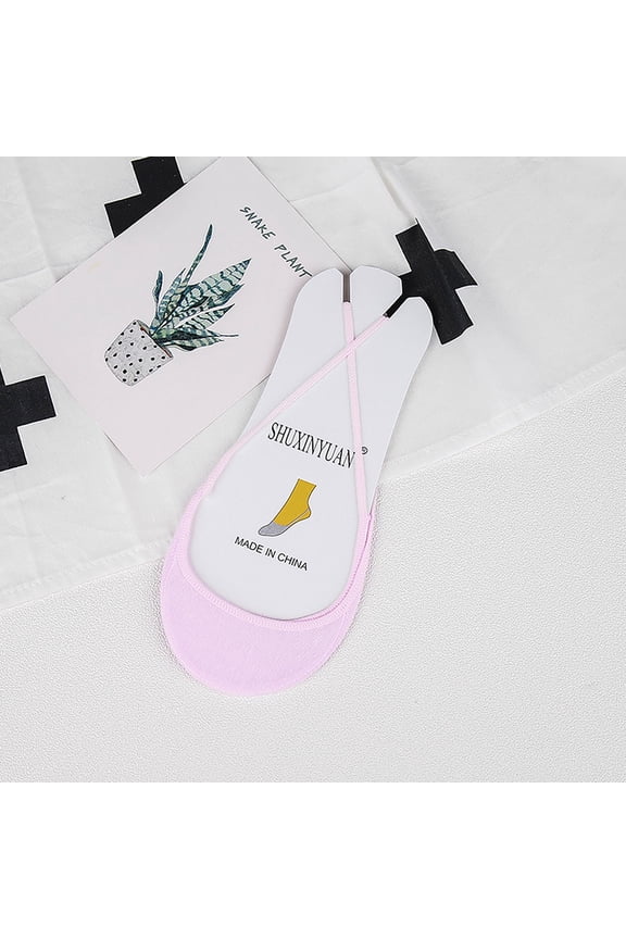 No Show Socks Cotton Socks Socks Women's Summer Suspenders Cotton Socks High Heel Slippers Half Toe Socks Elastic Wicks Shallow Socks Socks for Women Slouch Socks Pink One Size