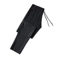 thumbnail image 1 of Tittly Palazzo Pants Sweatpants Women Stretch Active Women Unisex Quick Drying Pants Breathable Loose Pants Womens Cool Stretch Pants With Zipper Pockets Baggy Pants Women's Pants BK1 L, 1 of 6