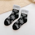 thumbnail image 1 of Tittly Slouch Socks Crew Socks for Women Women Winter Thickened Plush Socks Nonslip Floor Socks Socking Cute Socks Crew Socks Black One Size, 1 of 3