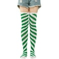 thumbnail image 1 of Tittly Slouch Socks Grip Socks Womens Long Socks Pure Color Socks Thigh High Socks Over The Knee Socks Festival Christmas Thigh High Stockings Hats for Men Mint Green One Size, 1 of 2
