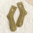 thumbnail image 1 of Tittly Socks for Women Grip Socks Women Winter Warm Ladies Floor Socks Peach Women Fruit Socks Slouch Socks Cute Socks Green One Size, 1 of 4