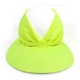 thumbnail image 1 of Tittly Sun Hats Beach Hats Elastic Hat Summer Sun Sun Hollow Hat Top Hat Visor women's Baseball Caps Wide Brim Hats Summer Hats Mint Green One size, 1 of 2