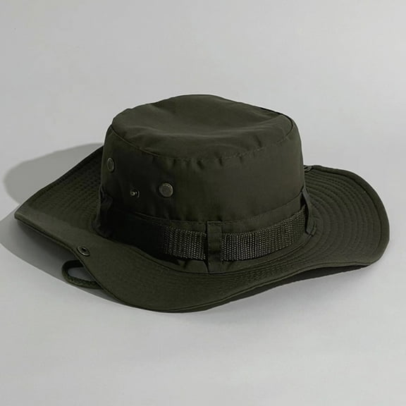 Tittly Sun Hats Beach Hats Mens And Womens Summer Leisure Outdoor Mountaineering Jungle Sun Big Brim Fishermans Hat Sun Hat Hat Wide Brim Hats Summer Hats Army Green One Size