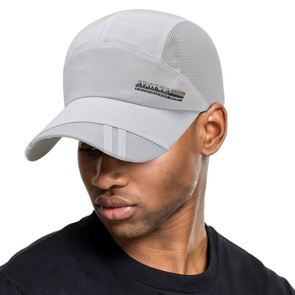 Tittly Sun Hats Beach Hats Summer Baseball Cap Quick Drying Mesh Back Sun Visor Sports Cap Riding Running Fishing Outdoor Wide Brim Hats Hats for Women White One Size