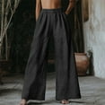 thumbnail image 1 of Tittly Sweatpants Women Lounge Pants Women Womens Cotton Casual Loose Pants Comfy Work Pants With Pockets Elastic High Waist Paper Bag Drawstring Pants Baggy Pants Wide Leg Pants Woman Black S, 1 of 4