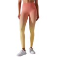 thumbnail image 1 of Tittly Sweatpants Women Yoga Pants Knit Candy Gradient Tight Height Waist Hip Yoga Pants Fitness Pants For Women Leggings for Women Womens Sweatpants Yellow M, 1 of 9