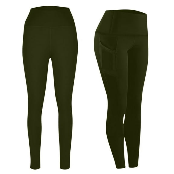 Tittly Sweatpants Women Yoga Pants Leggings For Women Tummy Butt Lifting Yoga Pants Compression Workout Leggings High Waisted Tights With Pockets Women's Pants Lounge Pants Women AG L