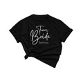 thumbnail image 1 of Tittly T Shirts for Women Graphic Tees T Shirt Bride Women's T Shirt Hen T Shirt Bridesmaid T Shirt (S 2XL) Tshirts Shirts Tops for Women Trendy Black L, 1 of 3