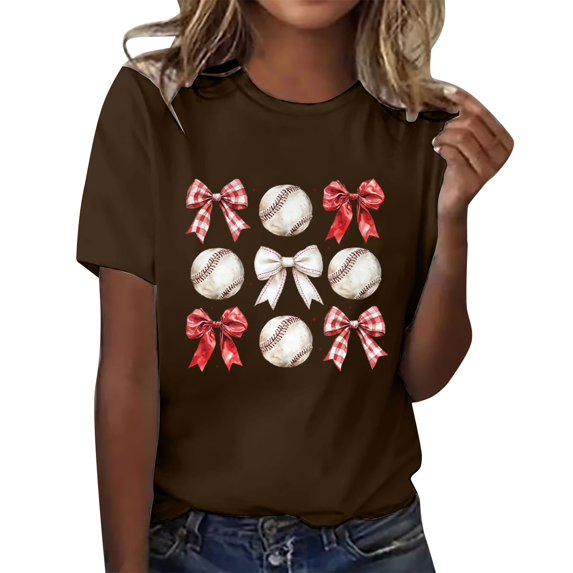 Tittly T Shirts for Women Spring Tops for Women Womens Fashion Workout T Shirts Athletic Plus Size Tops Summer Trendy Clothes 2025 Short Sleeve Spring Tee Graphic Tees Tshirts Shirts Coffee 3XL