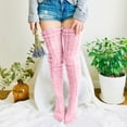 thumbnail image 1 of Tittly Thigh High Stockings Stockings for Women Stockings Stockings Cotton Ladies High Women Warm Socks The Girls Warm Thigh Socks for Women Slouch Socks Red One Size, 1 of 5