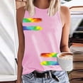 thumbnail image 1 of Tittly Vest for Women Tank Tops Tank Tops For Women Crew Neck Sleeveless Tie Dye Shirt Casual Summer Solid Color Vest Tops for Women Womens Tops Pink L, 1 of 4