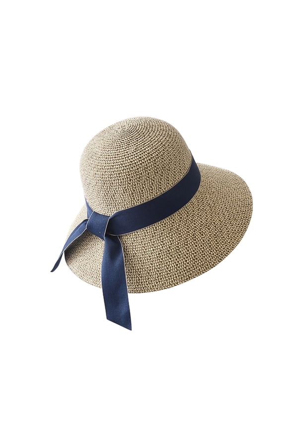 Visor Hats Beach Hats Foldable Hat Female And Small Holiday Spring Summer Hat Baseball Caps Hats for Women Straw Hat B One Size