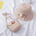 thumbnail image 1 of Tittly Visor Hats Hats for Women Hat Hat Flower Tourism Girls Age And Children Hat Sun Set 27 Sun Bag Baseball Caps Straw Hat Summer Hats Pink One Size, 1 of 2