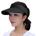thumbnail image 1 of Tittly Visor Hats Hats for Women Unisex Summer Outdoors Baseball Cap Snapback Camouflage Adjustable Hat Summer Hats Baseball Cap Black One Size, 1 of 7