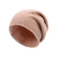 thumbnail image 1 of Tittly Winter Hats Beanie Knit Beanie Winter Hats For Men And Women Warm Soft %26 Stretchy Daily Ribbed Lightweight Toboggan Cap Skull Caps Hats for Women Beige One Size, 1 of 3