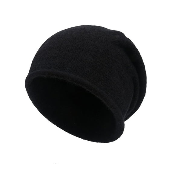 Tittly Winter Hats Beanie Knit Beanie Winter Hats For Men And Women Warm Soft %26 Stretchy Daily Ribbed Lightweight Toboggan Cap Skull Caps Hats for Women Black One Size