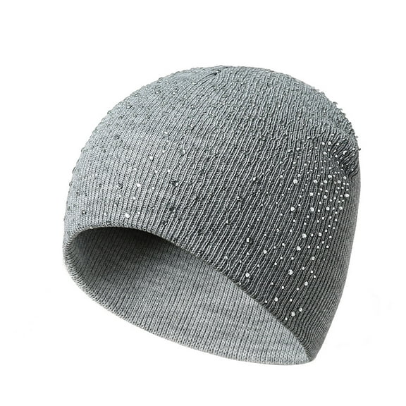 Tittly Winter Hats Beanie Men Winter Hats Outdoor Solid Color Knitted Cotton Hat Running Sports Warm Knitted Hat Skull Caps Hats for Women A One Size