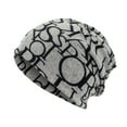 thumbnail image 1 of Tittly Winter Hats Beanie Windproof Outdoor Print Scarf Unisex Cap Hats Casaul Letter Baseball Caps Skull Caps Hats for Women Gary One Size, 1 of 1