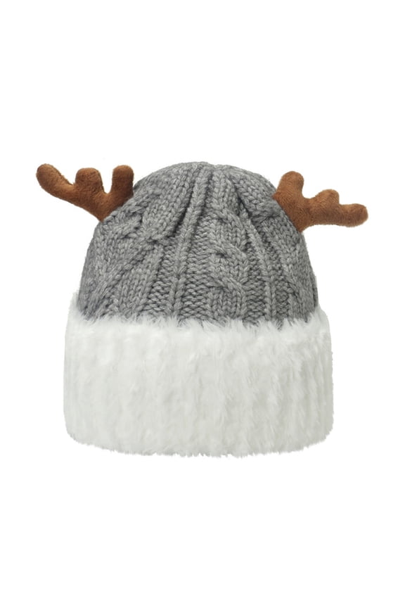 Winter Hats Beanie Winter Warm Knitted Plain Dyed Colorful Hat Letter Charm Custom Knit Hat For Women Skull Caps Hats for Women Grey M