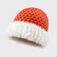 thumbnail image 1 of Tittly Winter Hats Beanie Women's Foldable Handmade Ear Warm Wool Cap Cotton Hat Knitted Hat Windproof Cold Sweat Hat Skull Caps Hats for Women B One Size, 1 of 3