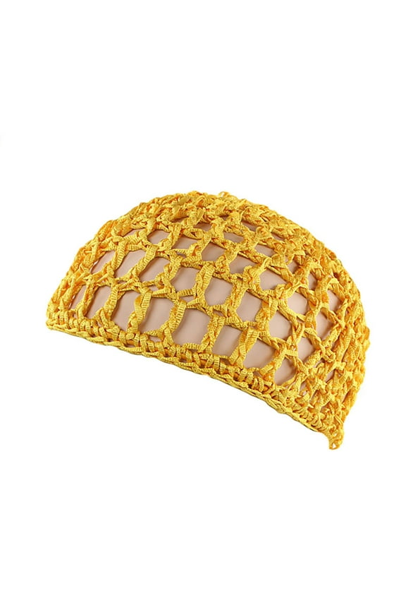 Winter Hats Beanie Women's Handmade Hairnet Wig Cap Top Net Cap Solid Color Hair Care Cap Sleeping Cap Skull Caps Hats for Women A One Size