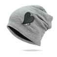 thumbnail image 1 of Tittly Winter Hats Beanie Womens Street Knit Hat Head Pile Hat Cold Hat Baotou Hat Unisex Skull Caps Hats for Women Grey One Size, 1 of 6