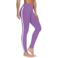 thumbnail image 1 of Tittly Yoga Pants Sweatpants Women Leggings For Women Butt Lifting Booty Tights High Waist Stretchy Pants Yoga Tights Workout Leggings for Women Tights for Women Purple L, 1 of 5