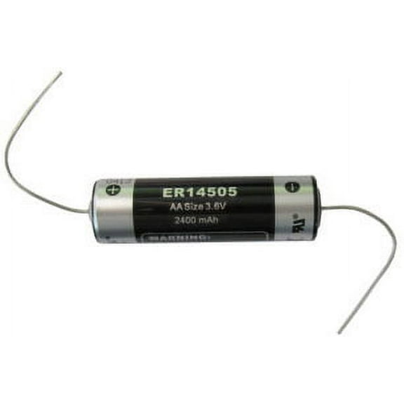 Titus AA Size 3.6V ER14505FAX Lithium Battery With Axial Wire Leads - 4 Pack + Free Shipping!
