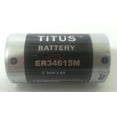 thumbnail image 1 of Titus D Size 3.6V ER34615M High Energy Lithium Battery - 4 Pack + Free Shipping!, 1 of 1
