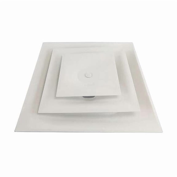 Diffuser,Ceiling,8" x 24" x 24" TMS-3-8-24X24