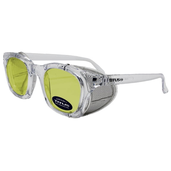 Titus Retro Style Safety Glasses with Side Shield