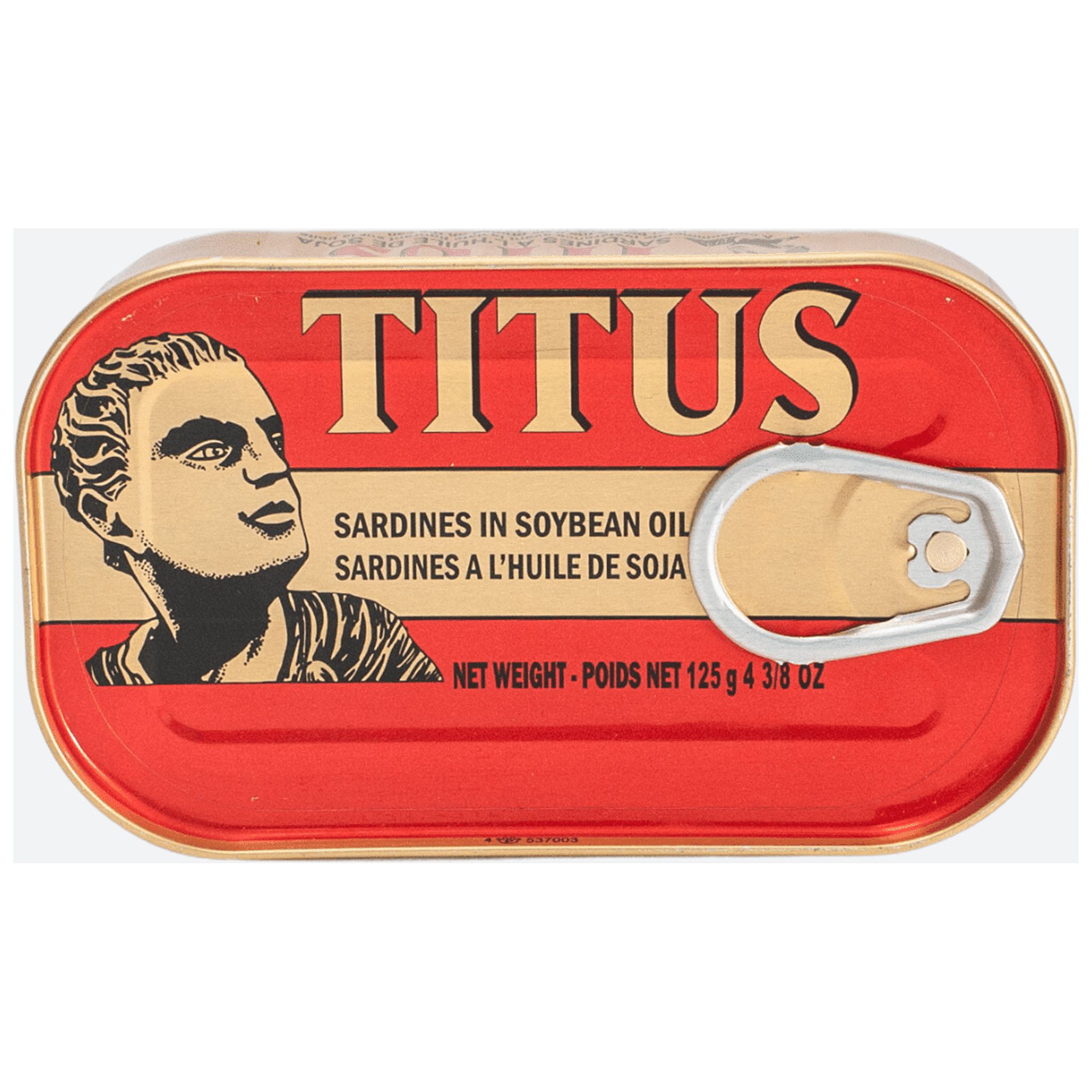 Titus Sardines-125g-Enjoy The Rich Taste Of Titus Sardines - Walmart.com