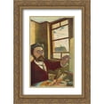 thumbnail image 1 of Tivadar Kosztka Csontvary 2x Matted 18x24 Gold Ornate Framed Art Print 'Self-Portrait', 1 of 2