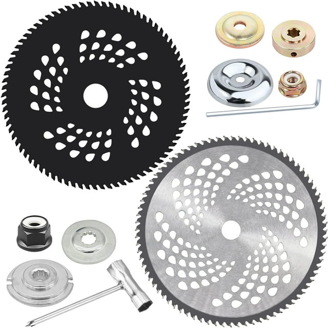 Tivddikun 8 Inch & 10 Inch 80 Tooth Carbide Tip Circular Saw Brush