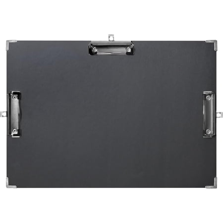 Tivkeber 11x17 Clipboard, 3-Clip Wood Board, Extra Large Horizontal Wooden Writing Board, Not Fragile Art Drawing Clip Boards (Black)