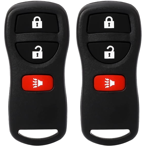 Tivkeber 2-Pack Keyless Entry Remote Key Fob for Nissan Armada Frontier Murano Pathfinder Quest Sentra Titan Versa Xterra Infiniti FX35 FX45 QX4, Replaces KBRASTU15