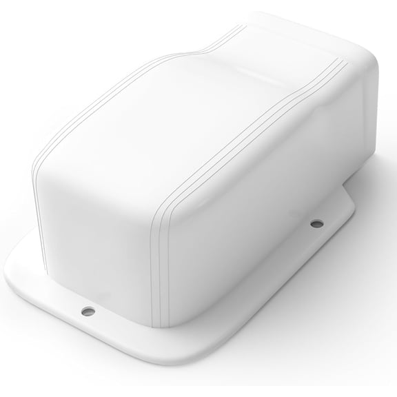 Tivkeber 3" Entry Wall Cover Line Set Kit for Ductless AC & Heat Pumps, UV-Proof, Strong & Durable, White
