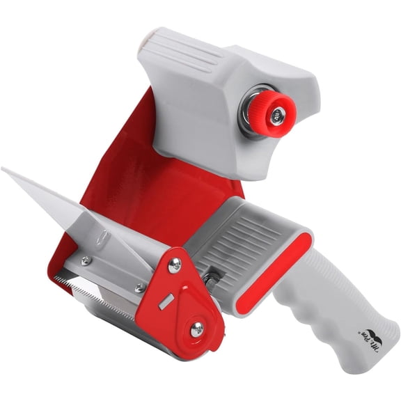 Tivkeber 3-Inch Heavy Duty Packaging Tape Dispenser Gun - Clear Tape for Packing Boxes & Moving