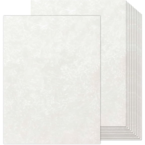 Tivkeber 90PCS Vintage Parchment Paper 8.5x11" for Writing, Decorative Printer Paper for Invitations, Letters, Resumes, Awards, Diplomas, Crafts (Cream)