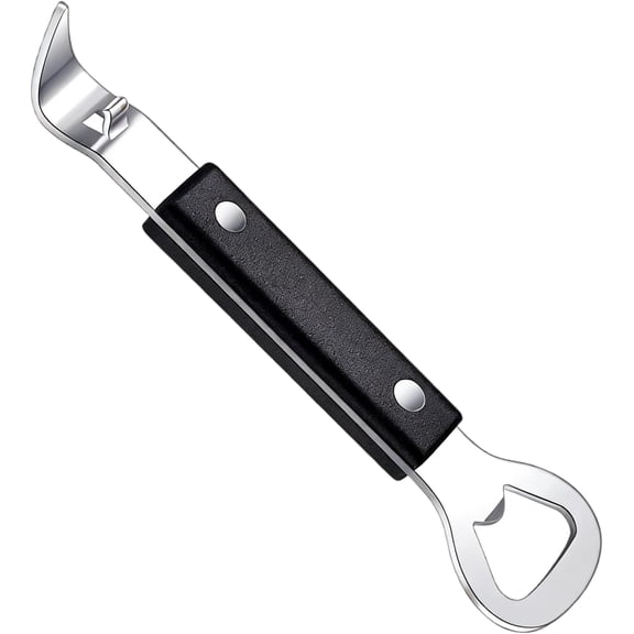 Tivkeber Manual Stainless Steel Can Punch Bottle Opener, 1 Pack