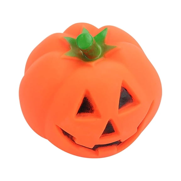 Tivok Graspable Squeaky Dog Toy For Aggressive Chewers Pumpkin Dog Teething